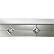 ACME Hessa Engineered Wood Console Table in Mirrored & Faux Rhinestone