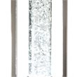 ACME Sinkler Metal Base Table Lamp with Glass Tube in Sand and Nickel