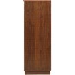 ACME Wiesta Engineered Wood Wine Cabinet with 3 Drawers in Walnut