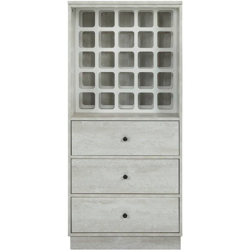 ACME Wiesta Wine Rack in Antique White 840412163296 eBay