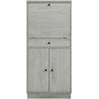 ACME Wiesta Engineered Wood  Wine Cabinet with Drawer in Antique White
