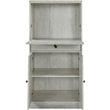 ACME Wiesta Engineered Wood  Wine Cabinet with Drawer in Antique White