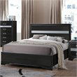 ACME Naima Twin Panel Wood Bed in Black