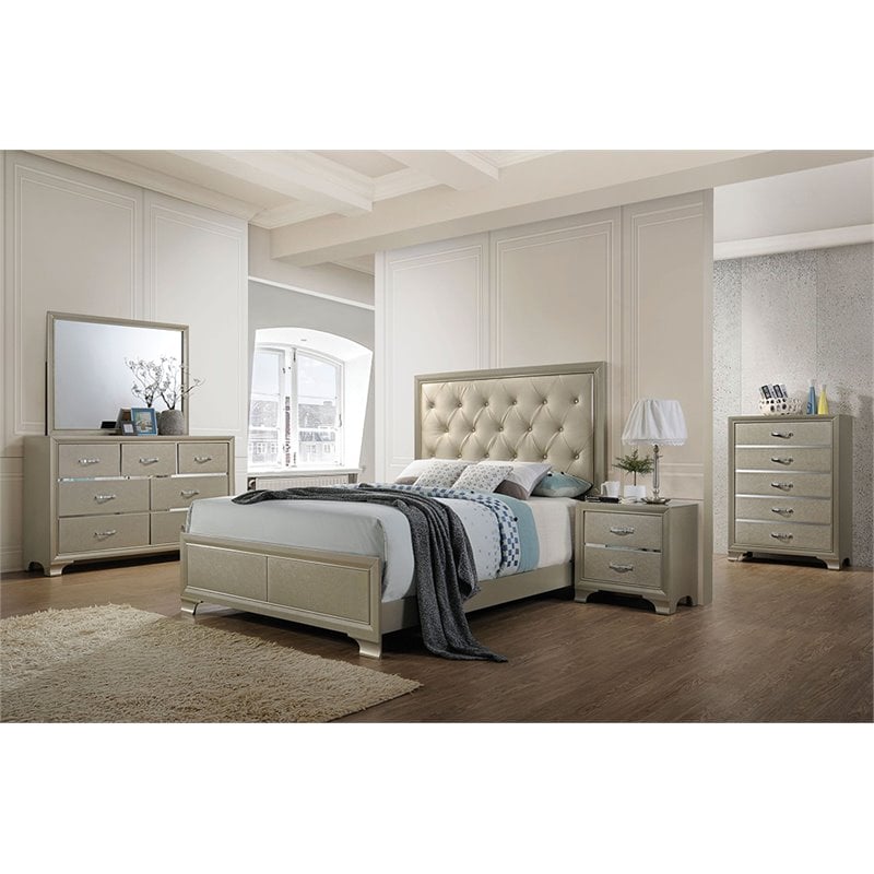 ACME Carine Mirror in Champagne