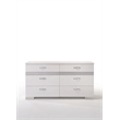 ACME Naima II 6 Drawer Wood Dresser in White