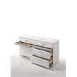 ACME Naima II 6 Drawer Wood Dresser in White