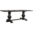 ACME Morland Trestle Dining Table in Vintage Black