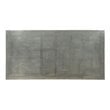 ACME Kaylia Rectangular Aluminum Top Dining Table in Gunmetal