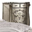 ACME Versailles Wood 5-Drawers Bedroom Chest in Antique Platinum and Gray