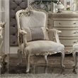 ACME Picardy Accent Chair with Pillow in Antique Pearl