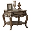 ACME Ragenardus 1 Drawer Wooden End Table with Bottom Shelf in Vintage Oak