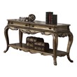 ACME Ragenardus 2 Drawer Wooden Console Table with Bottom Shelf in Vintage Oak