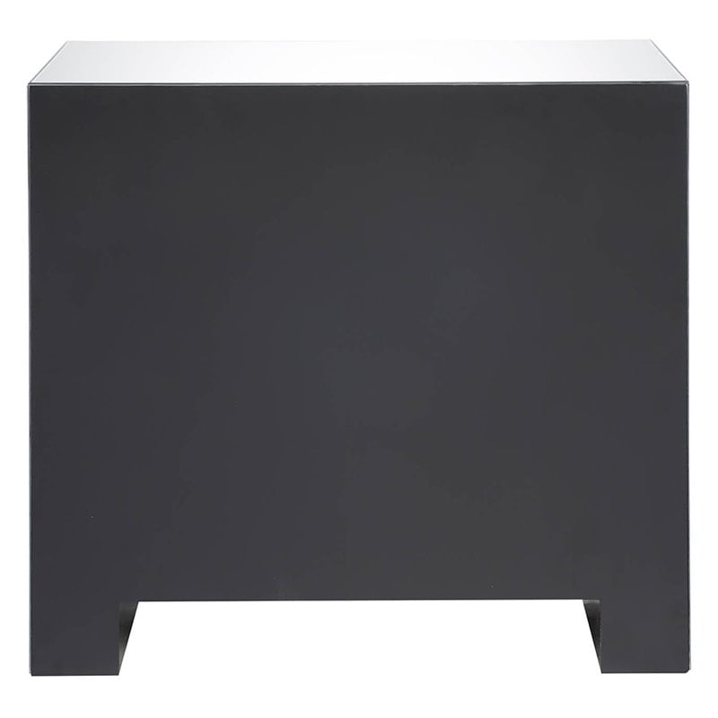 ACME Sonia 3 Drawer Glass Top Mirrored Console Table