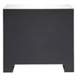 ACME Sonia 3 Drawer Glass Top Mirrored Console Table