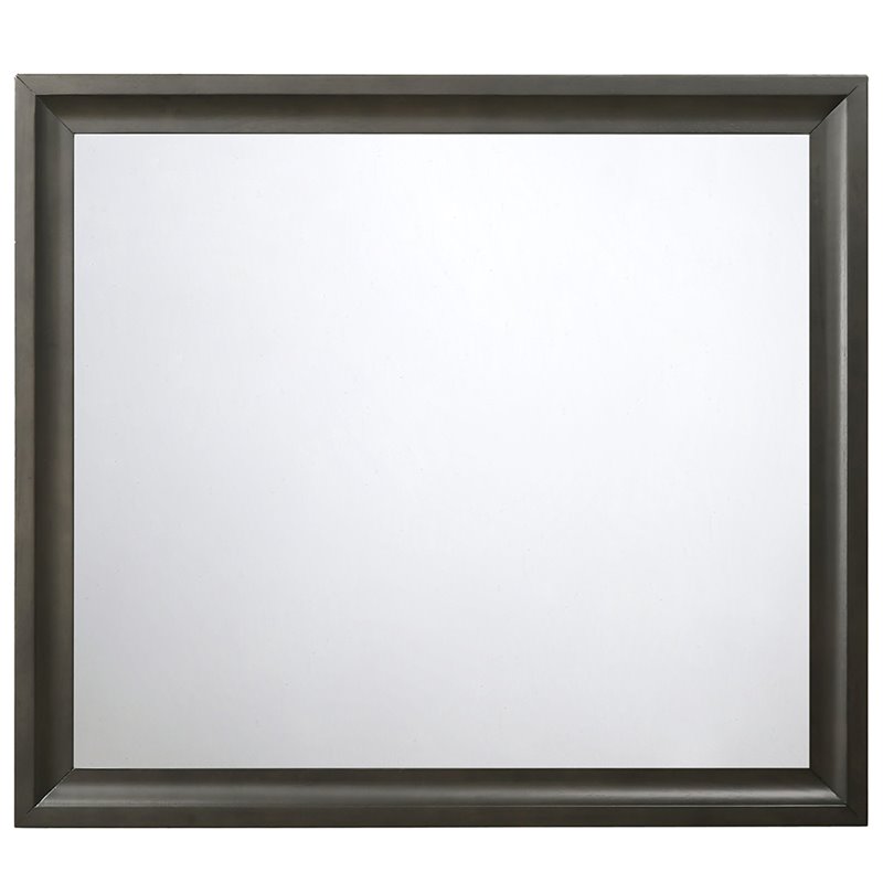 ACME Soteris Mirror in Antique Gray