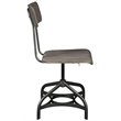 ACME Jonquil Swivel Dining Side Chair in Gray (Set of 2)