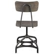ACME Jonquil Swivel Dining Side Chair in Gray (Set of 2)