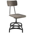ACME Jonquil Swivel Dining Side Chair in Gray (Set of 2)