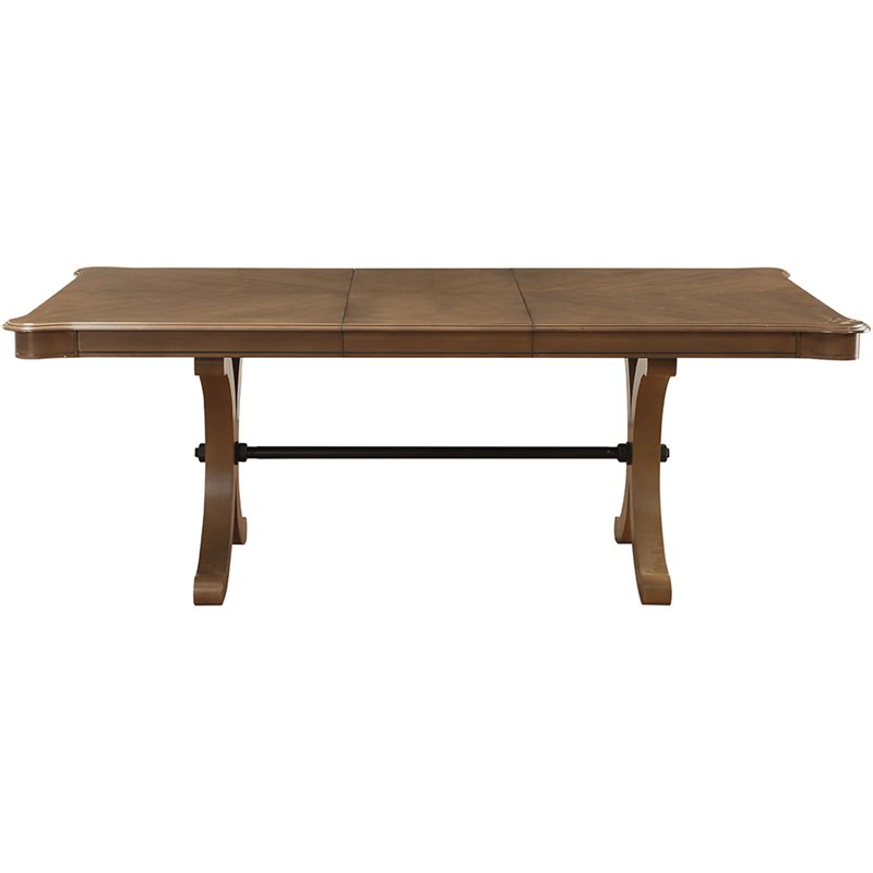 ACME Harald Rectangular Wooden Extendable Dining Table in Gray Oak