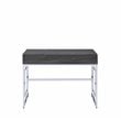 ACME Furniture Saffron Vanity Desk in Chrome and Black