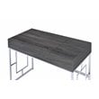 ACME Furniture Saffron Vanity Desk in Chrome and Black