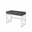 ACME Furniture Saffron Vanity Desk in Chrome and Black