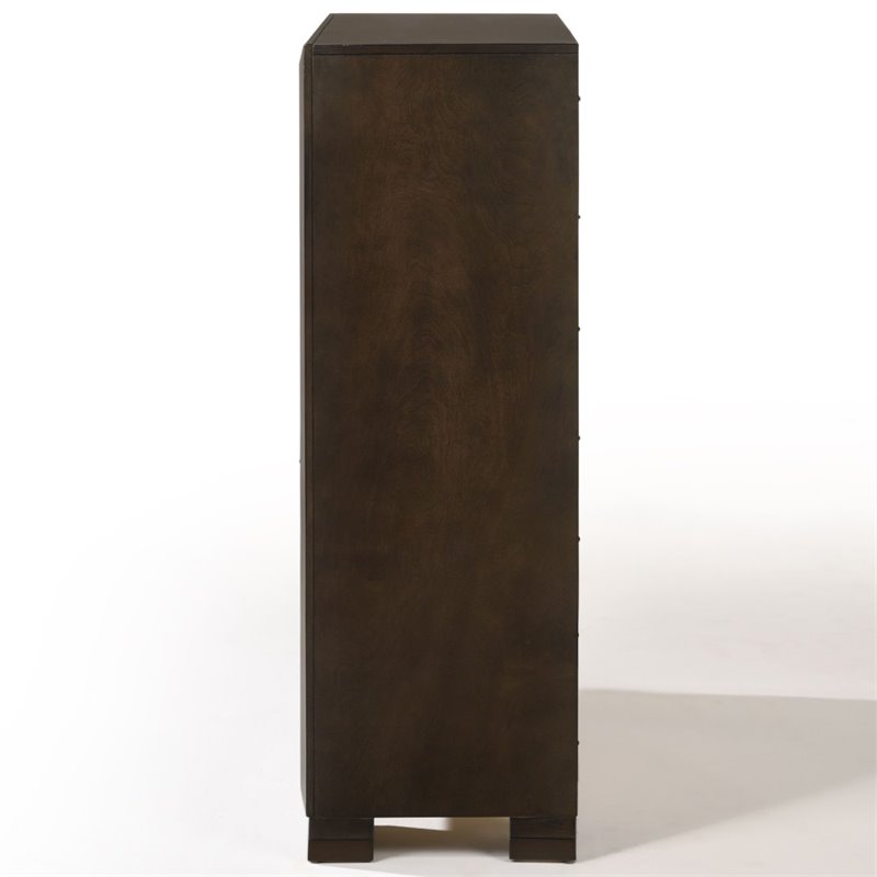 ACME Merveille Wood and Metal 5-Drawers Bedroom Chest in Espresso