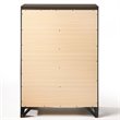 ACME Merveille Wood and Metal 5-Drawers Bedroom Chest in Espresso