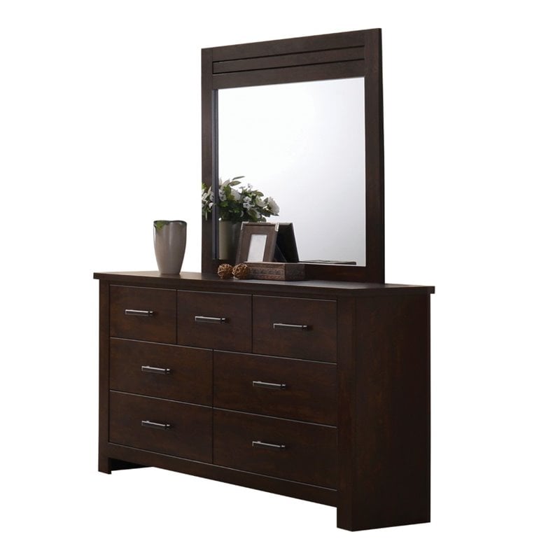 ACME Panang Mirror in Mahogany