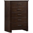 ACME Panang 5 Drawers Chest in Mahogany