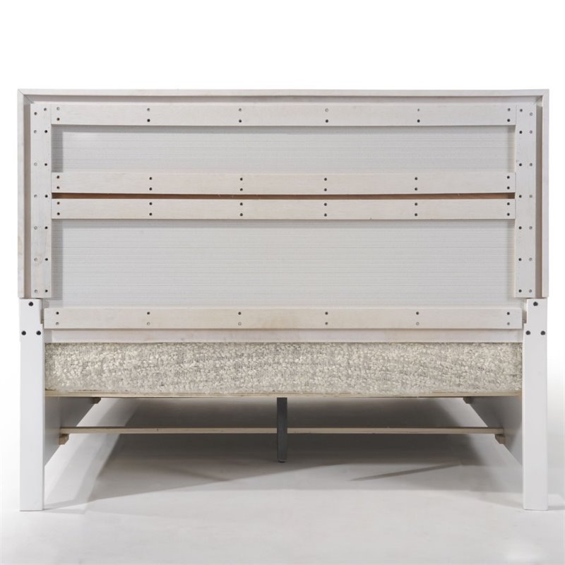 ACME Naima Queen Wooden Storage Bed in White
