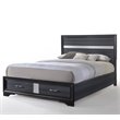 ACME Naima Queen Bed with Storage in Black
