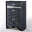 ACME Naima 6 Drawers Chest in Black