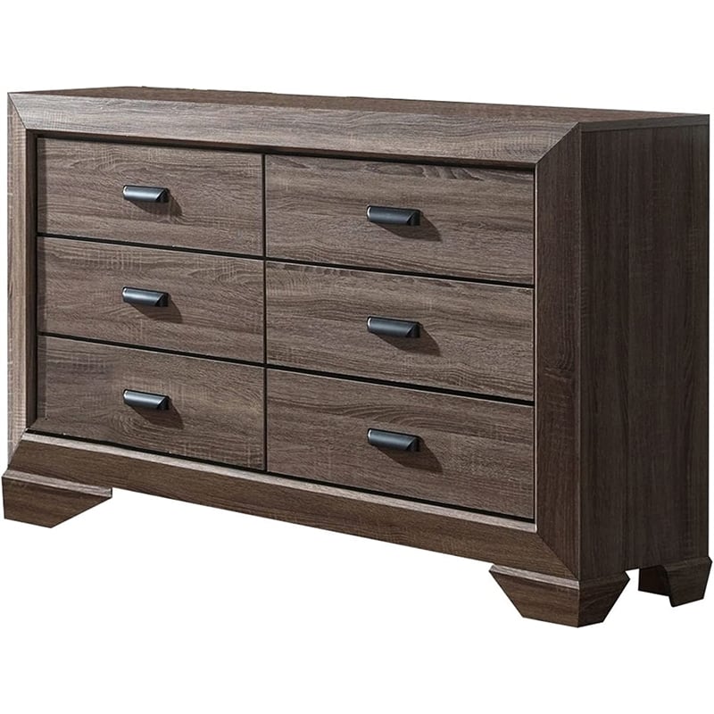 ACME Lyndon Dresser in Weathered Gray Grain