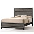 ACME Valdemar Eastern King Bed in Weathered Gray