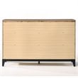 ACME Valdemar Metal and Wood Bedroom Dresser in Weathered Gray