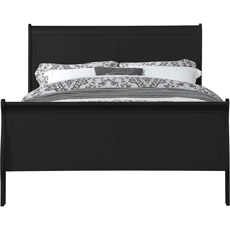 ACME Louis Philippe Full Bed in Black