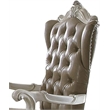 ACME Versailles Dining Side Chair in Vintage Gray and Bone White (Set of 2)