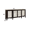 ACME Kacia Console Table in Antique Black