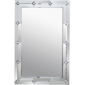 acme hessa accent mirror (wall) in mirrored