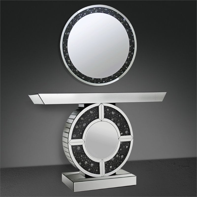 ACME Noor Accent Mirror (Wall) in Mirrored