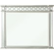 ACME Varian Rectangular Wooden Mirror in Mirrrored  Finish