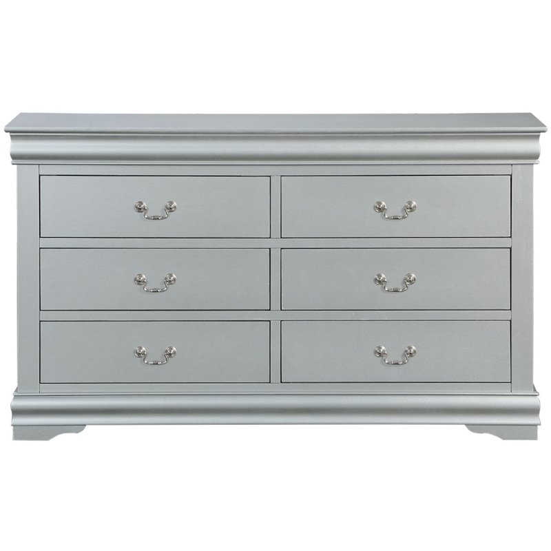 ACME Louis Philippe III Dresser in Platinum 840412175701 | eBay