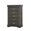 ACME Louis Philippe Chest in Dark Gray