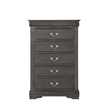 ACME Louis Philippe Chest in Dark Gray