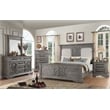 ACME Artesia Square Wooden Dresser Mirror in Salvaged Natural