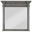 ACME Artesia Square Wooden Dresser Mirror in Salvaged Natural