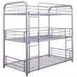 ACME Cairo Triple Twin Bunk Bed in Silver