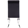 ACME Fabiola Side Chair (Set of 2) in Fabric and Stainless Steel