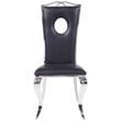 ACME Furniture Cyrene Side Chair (Set of 2) in PU and Stainless Steel